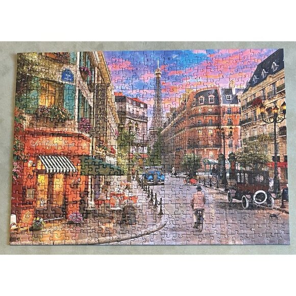 2x RAVENSBURGER Jigsaw PUZZLES 500pc Parisian Sunset; 1000pc Cinderella COMPLETE - Picture 3 of 6